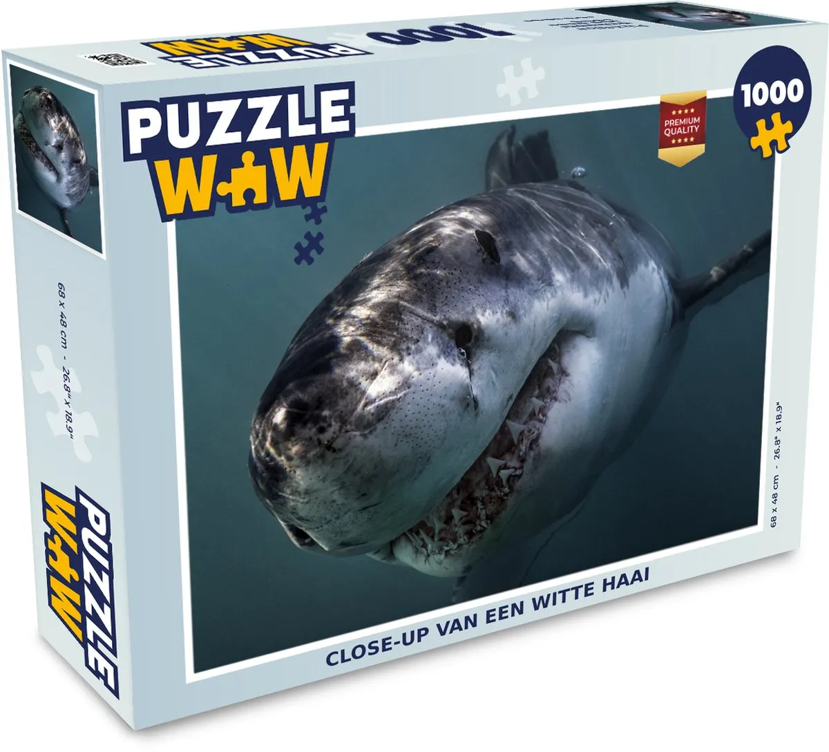 PuzzleWow Haai Legpuzzel 1000 Stuks