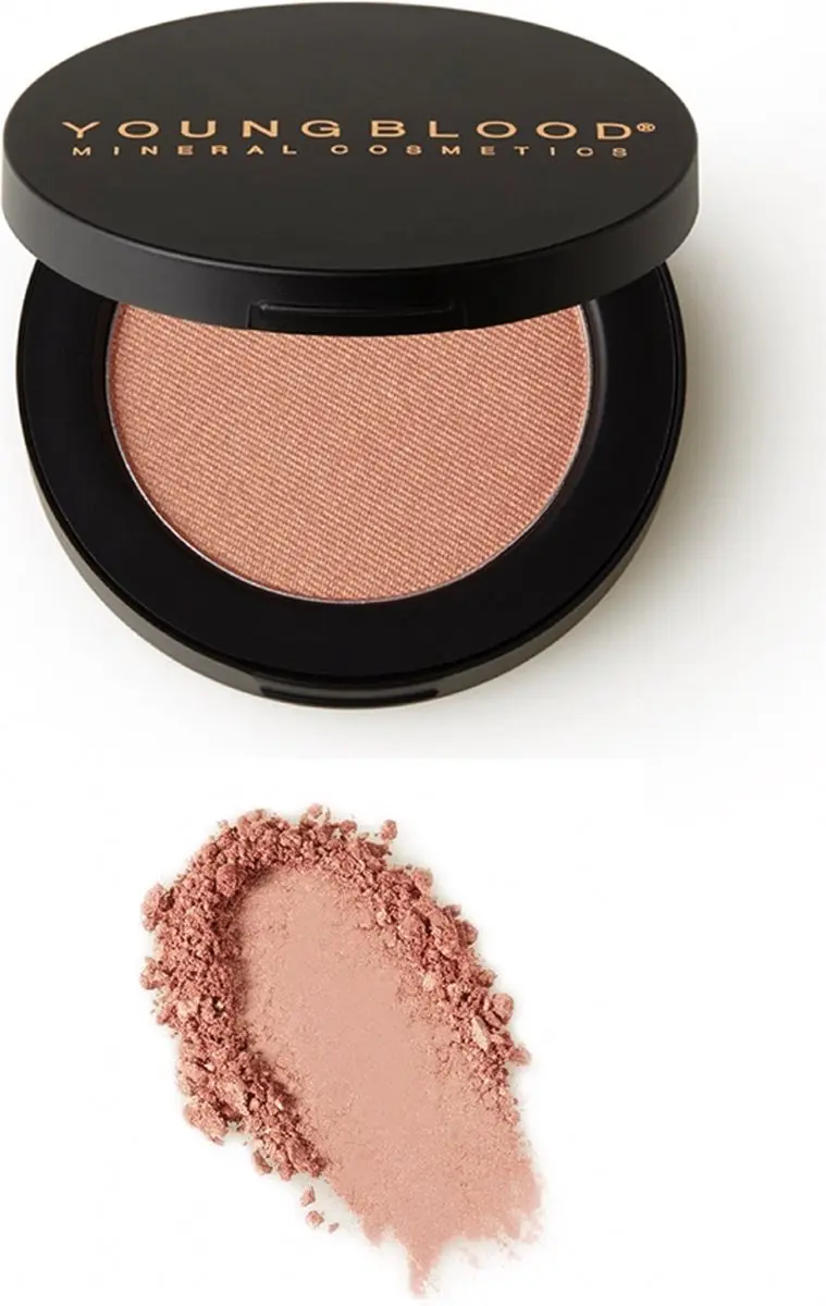 Youngblood Pressed Mineral Blush Tangier - Bashful 3g - afbeelding 3 van 4