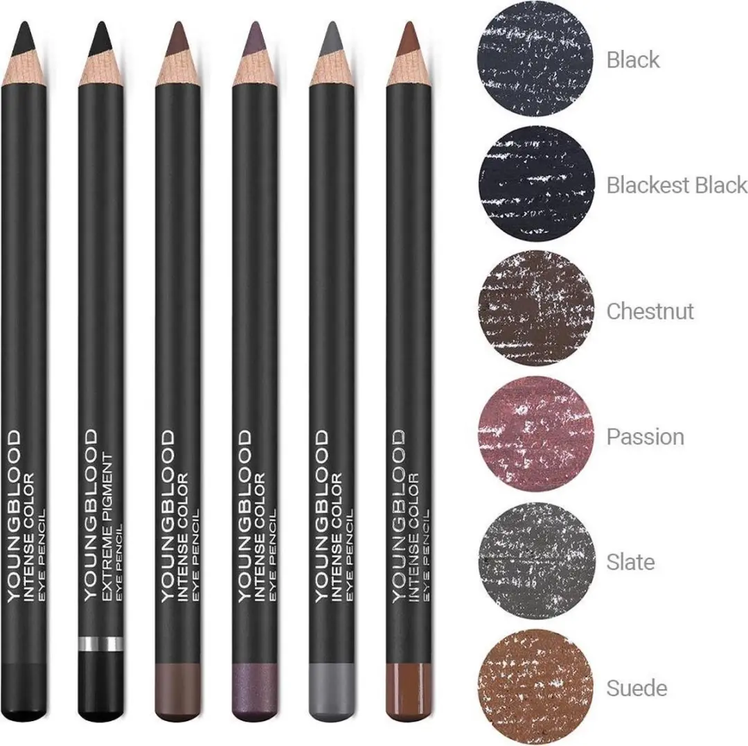 Youngblood Potlood Eye Make-up Extreme Pigment Blackest Black 1.1ml