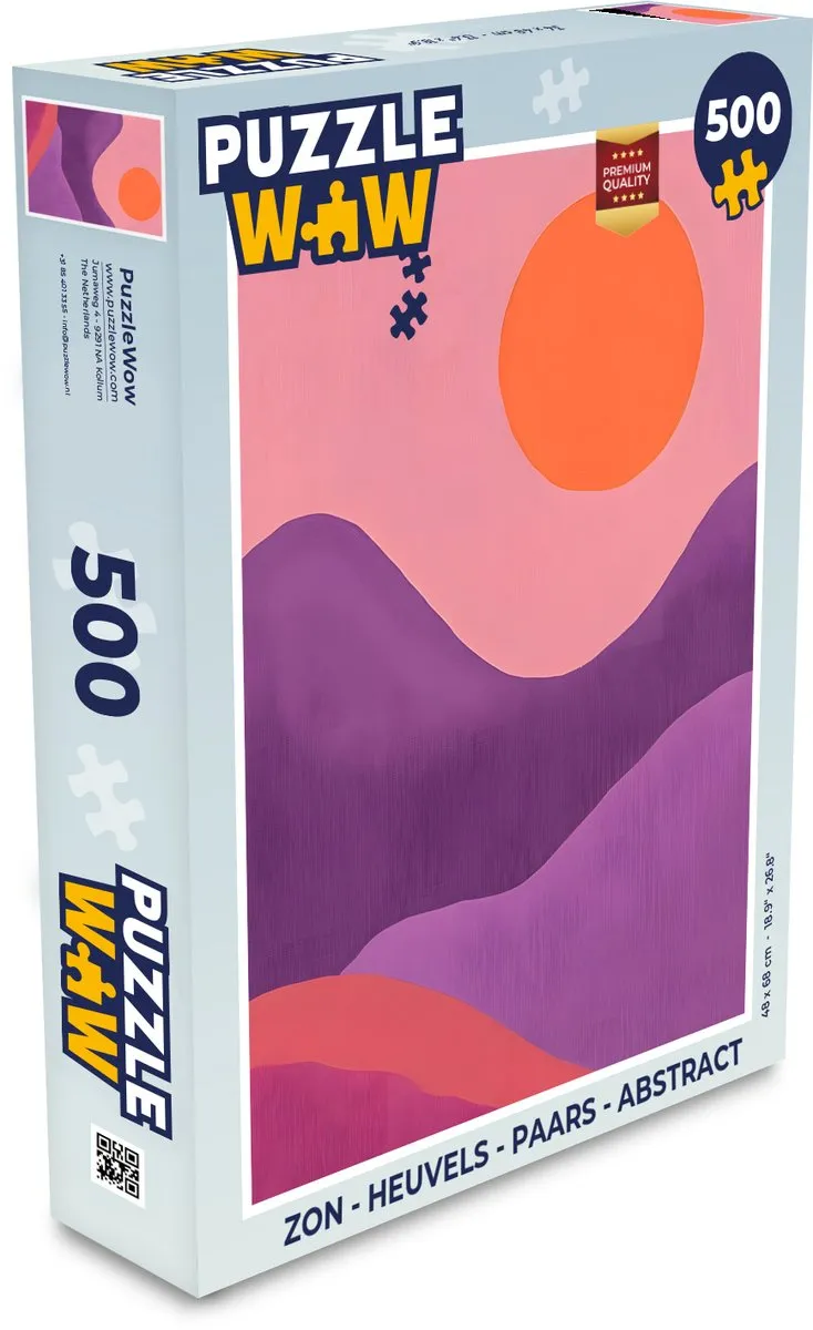 PuzzleWow Abstract Legpuzzel 500 Stuks
