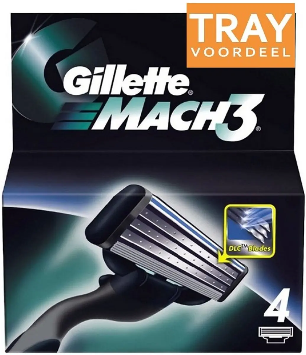 GILLETTE MACH 3 SCHEERMESJES 400 X 4 STUKS