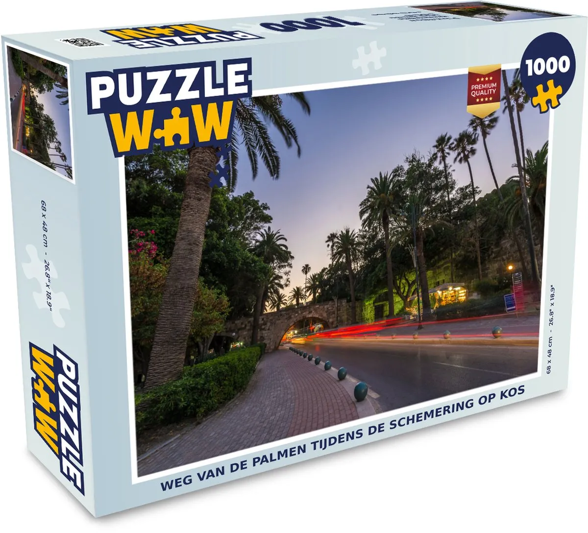 PuzzleWow Weg van de Palmen Legpuzzel 1000 Stuks