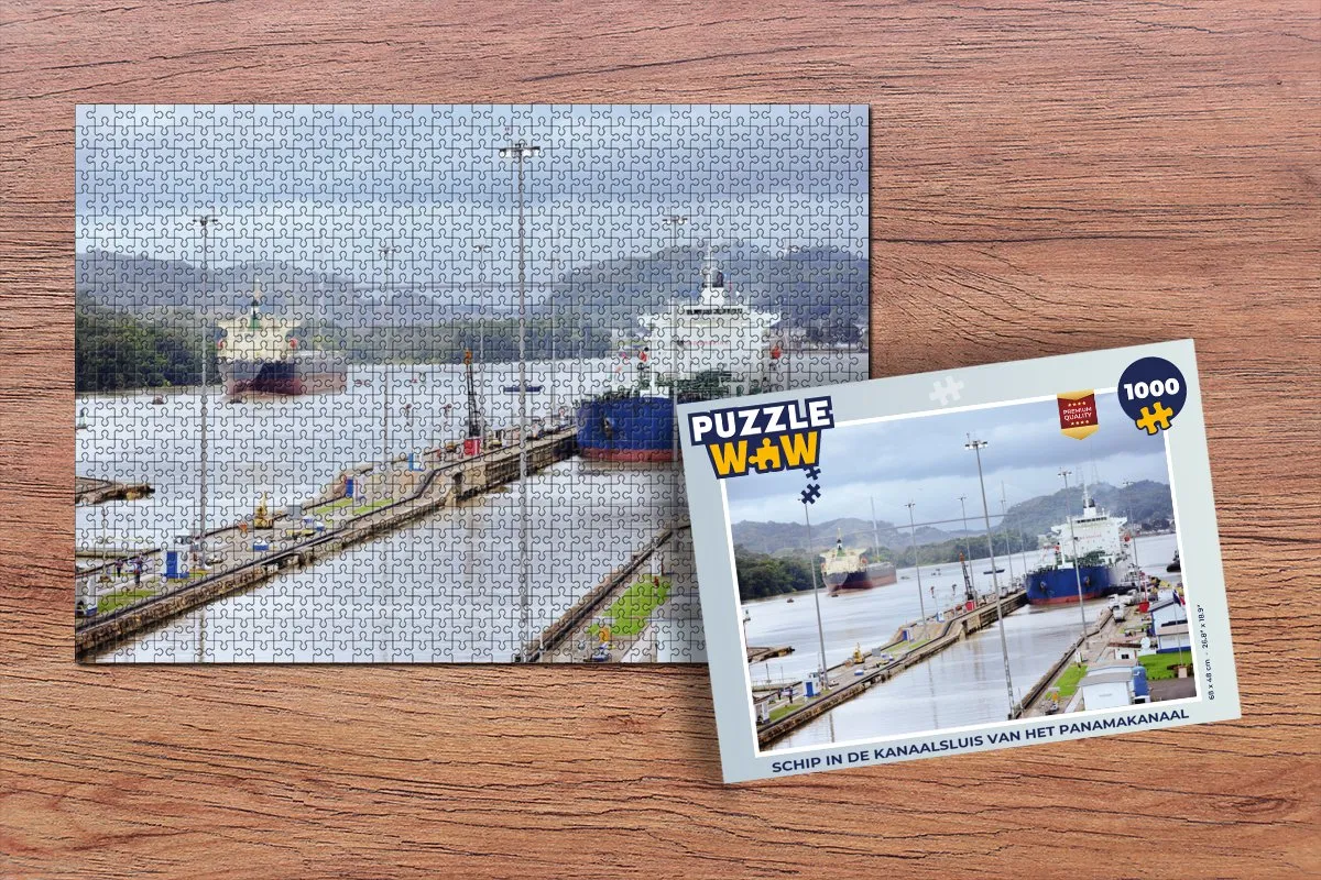 PuzzleWow Legpuzzel Panamakanaal 1000 Stuks