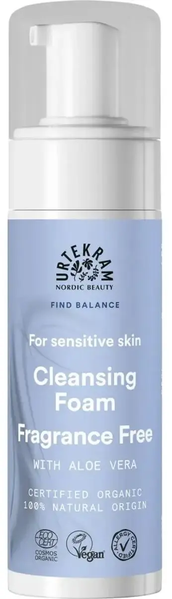 Urtekram Reinigingsmousse Parfumvrij 150ml