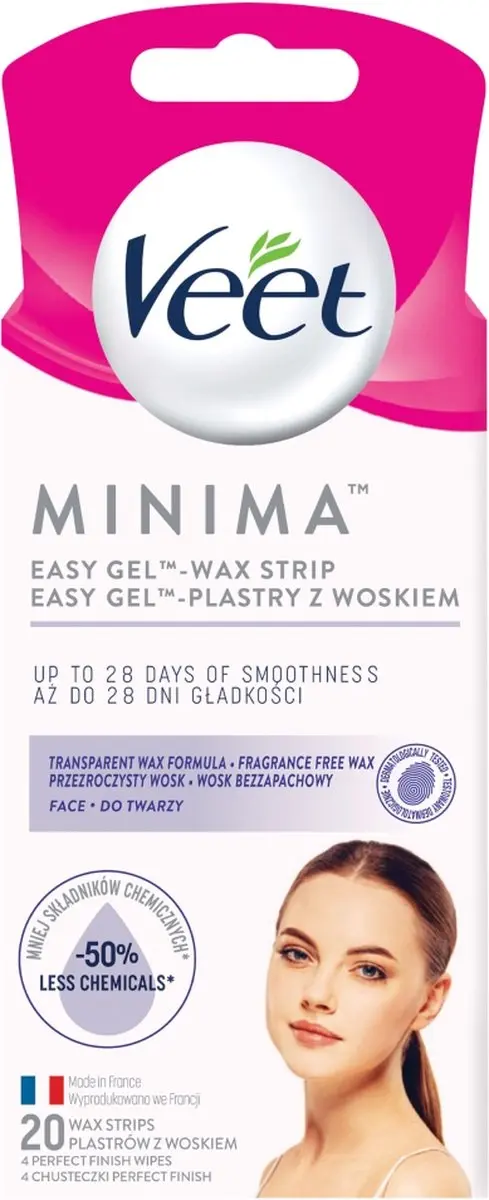 Minima Easy-Gel gezichtswaspleisters 20st