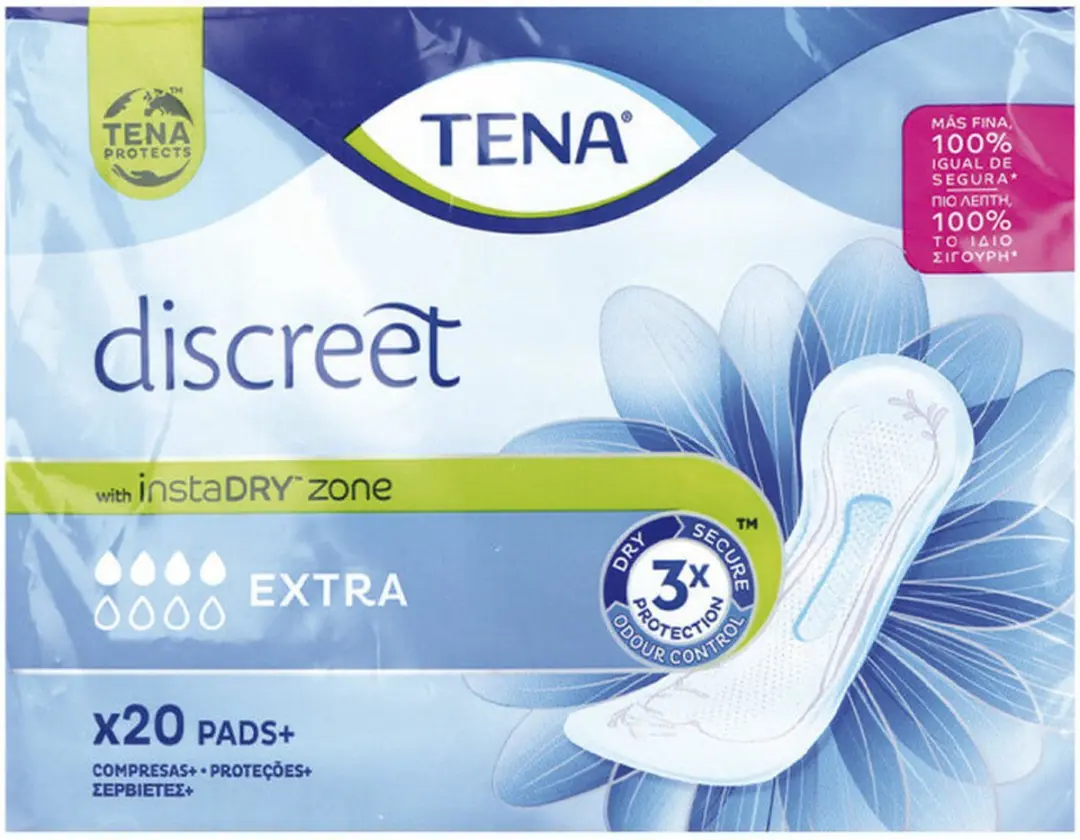TENA Discreet Extra Maandverband 20 Stuks
