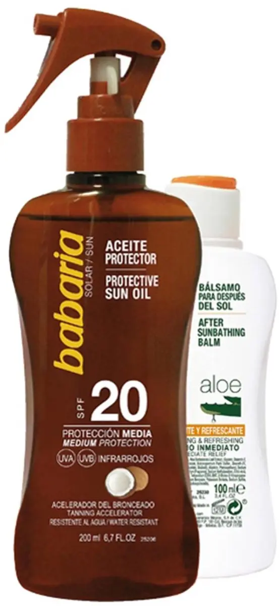 Sun Protection Set Babaria Spf 30 2 Pieces
