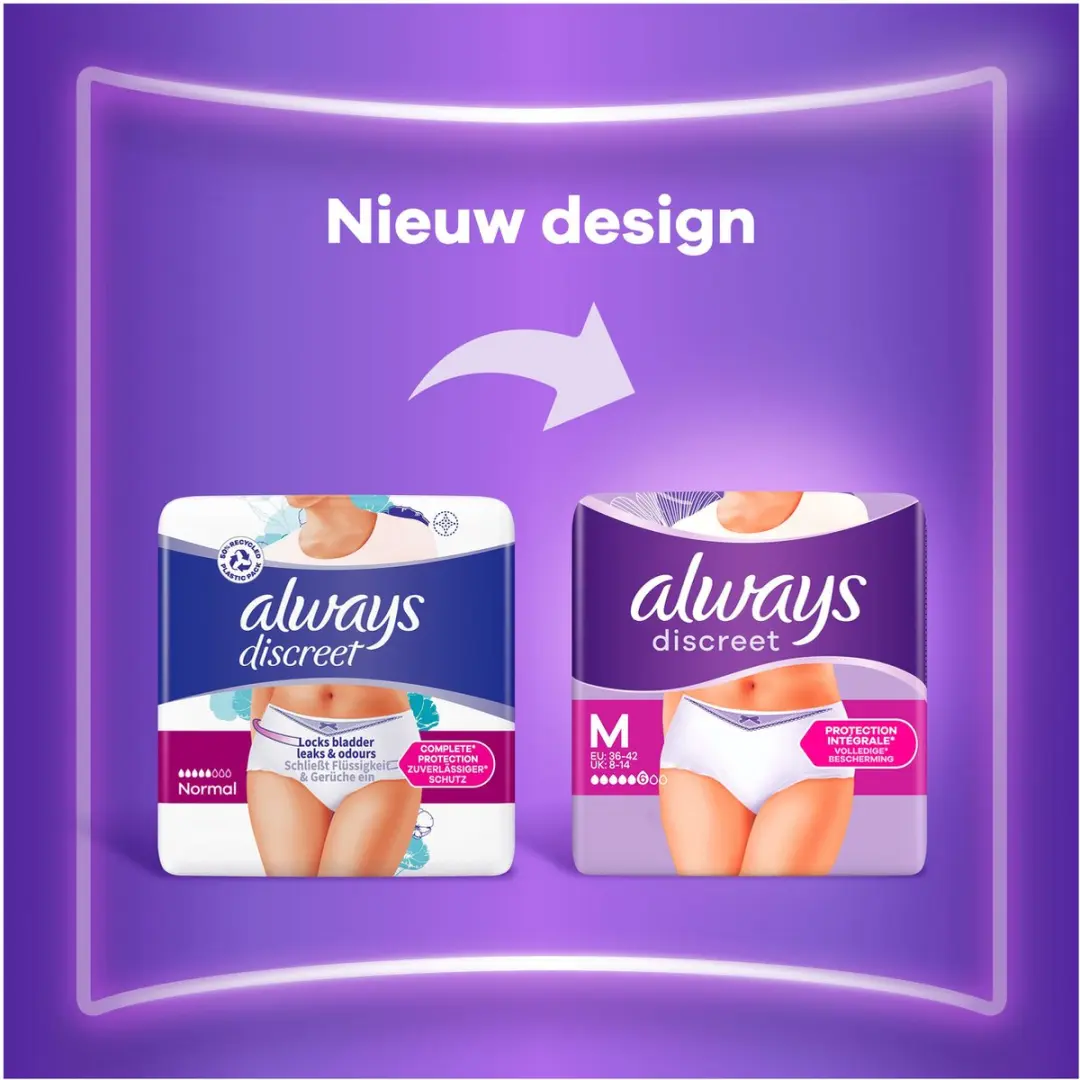 Always Discreet Incontinentiebroekjes M - 10 Stuks