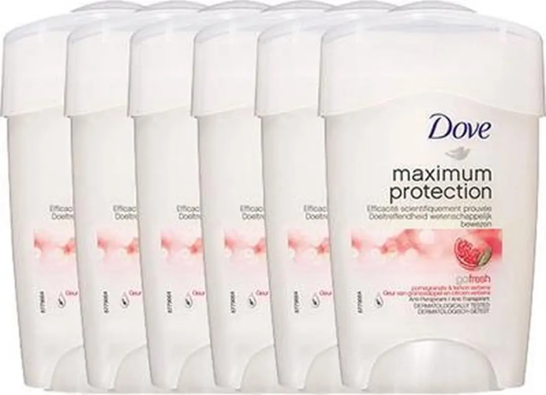 Dove Deodorant Stick Women Maximum Protection Pomegranate 6x 45ml Voordeelverpak