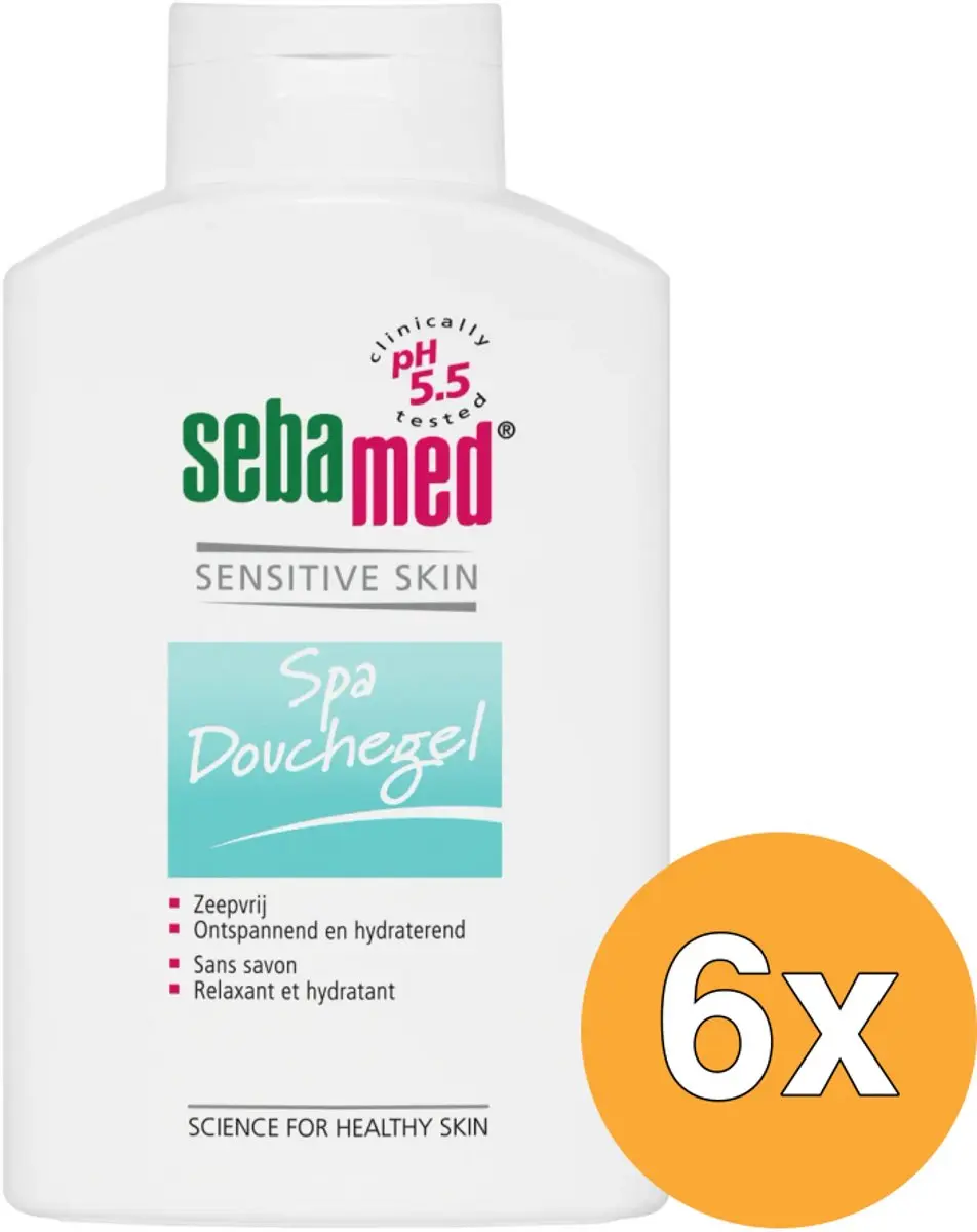 6x Sebamed Spa shower (400 ml)