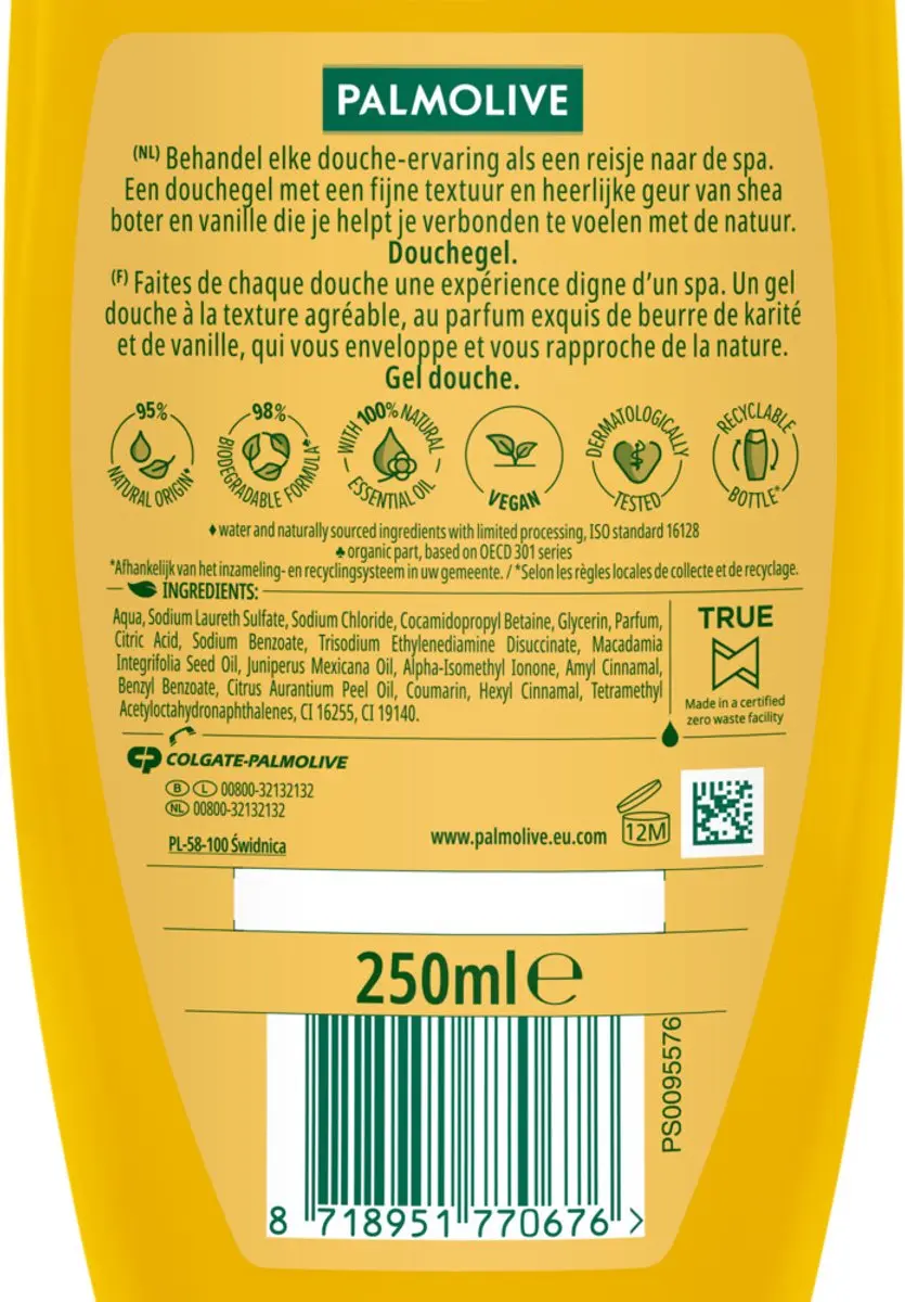 Palmolive Douchegel Thermal Pampering Oil 250ml