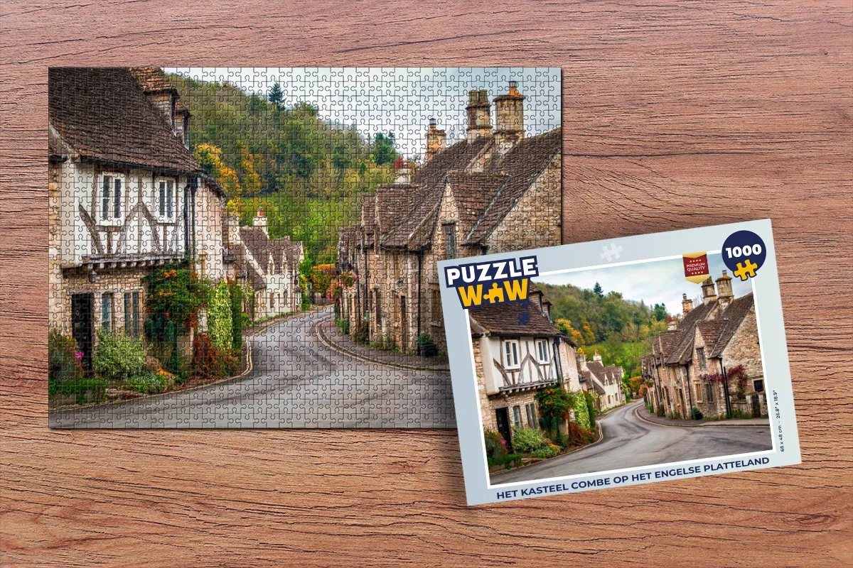PuzzleWow Het Kasteel Combe Puzzel 1000 Stuks