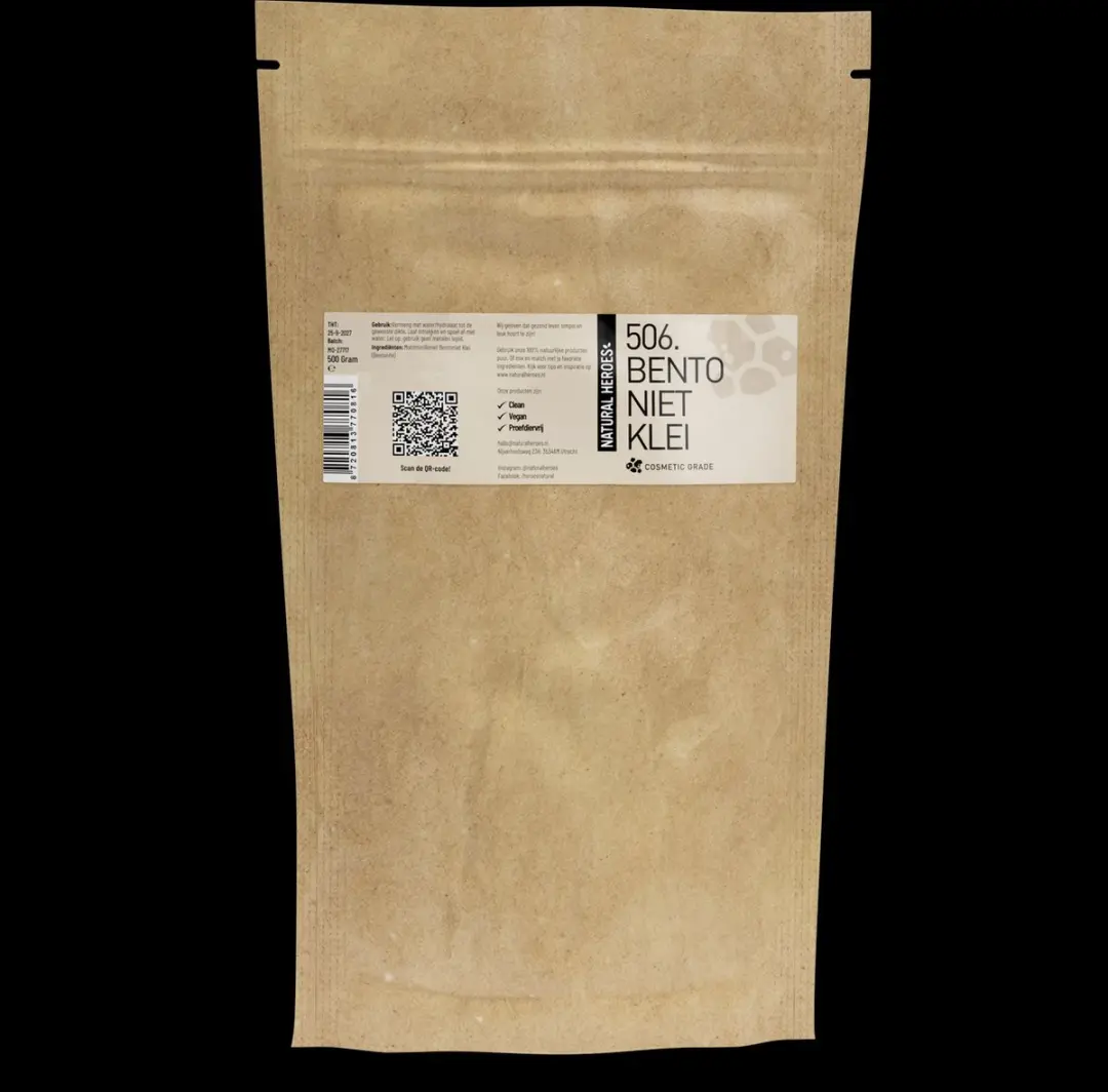 Natural Heroes Bentoniet Klei Cosmetic Grade 500g