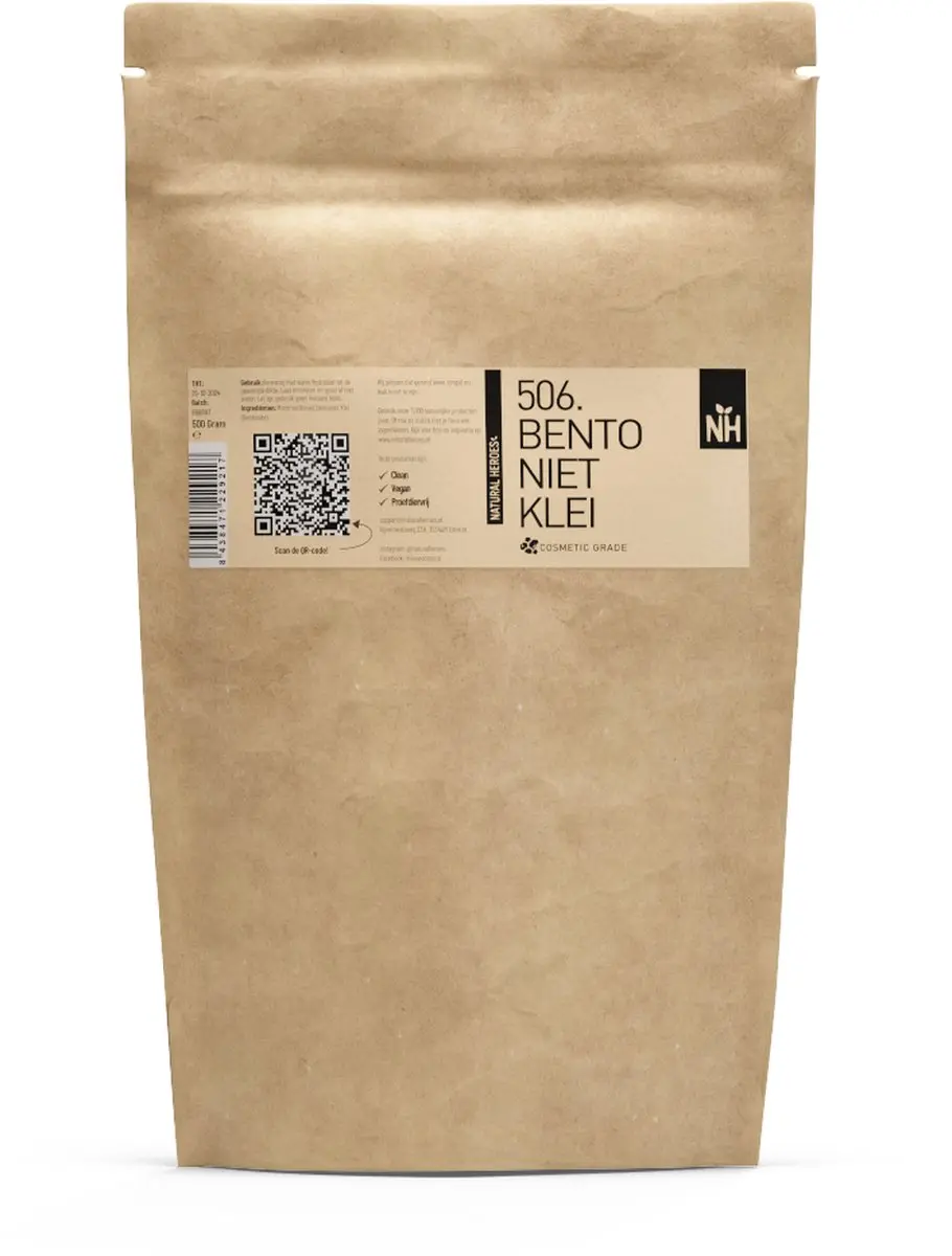 Natural Heroes Bentoniet Klei Cosmetic Grade 500g