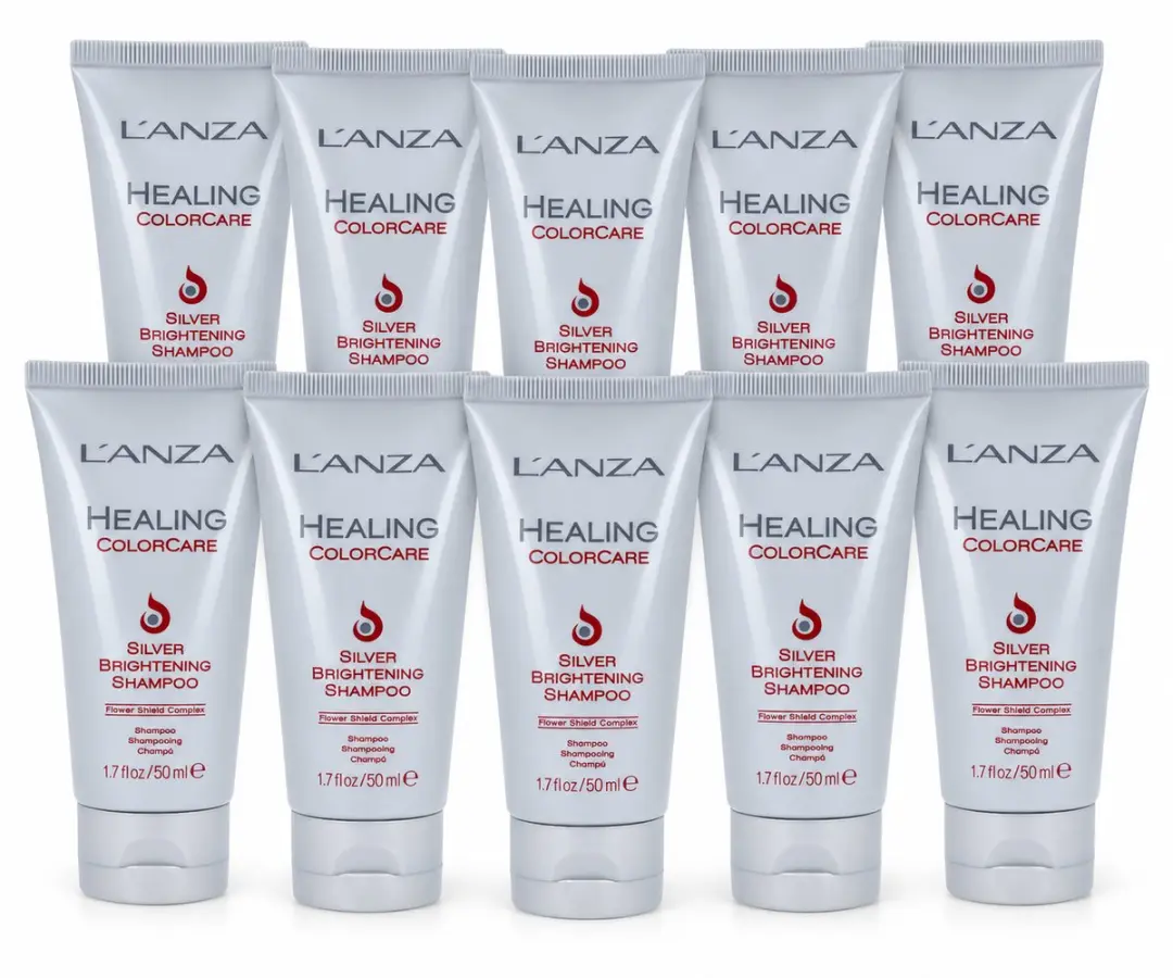 L'anza Healing Colorcare Silver Brightening Shampoo 10 x 50ml