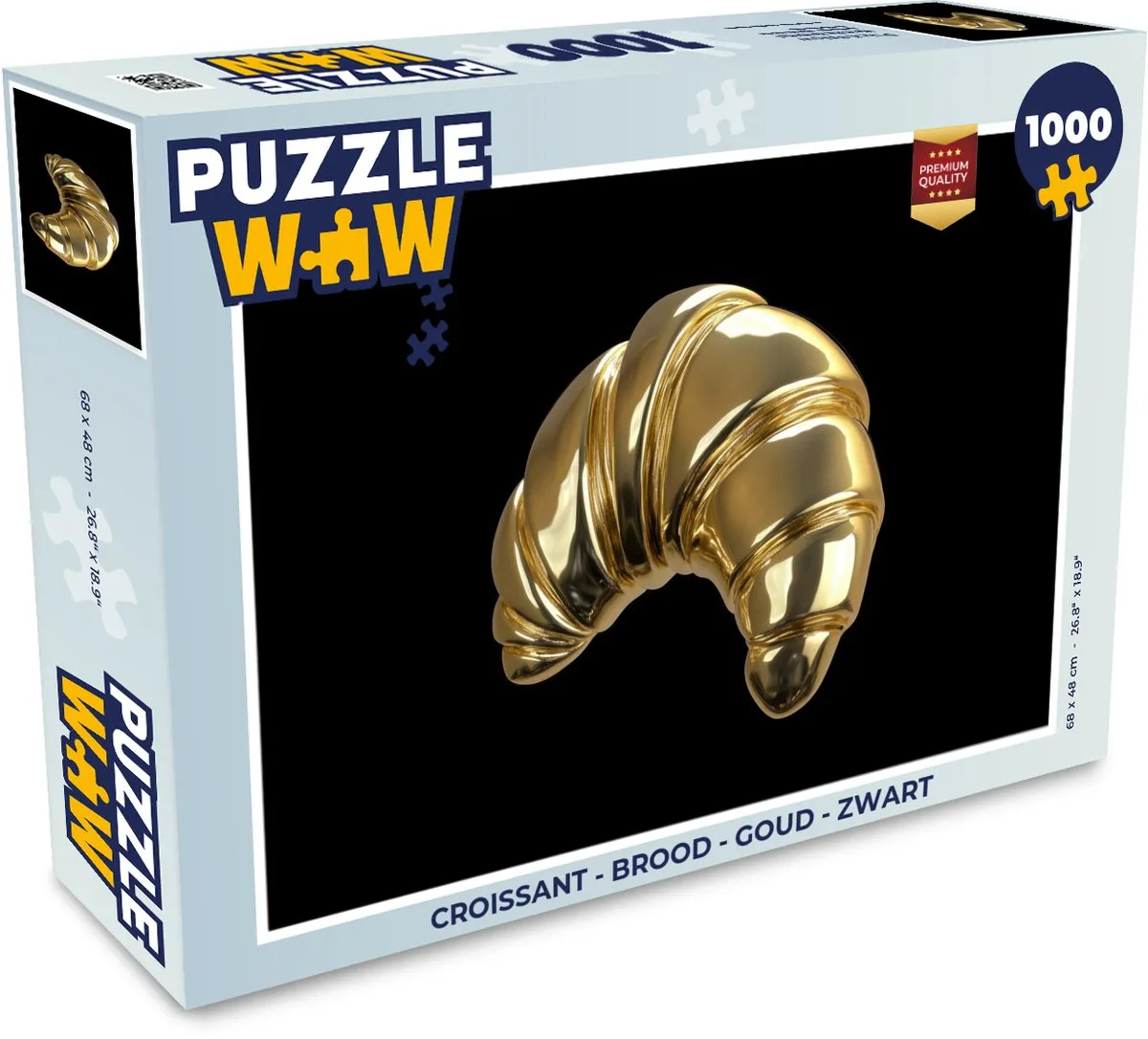 PuzzleWow Croissant Legpuzzel 1000 Stuks