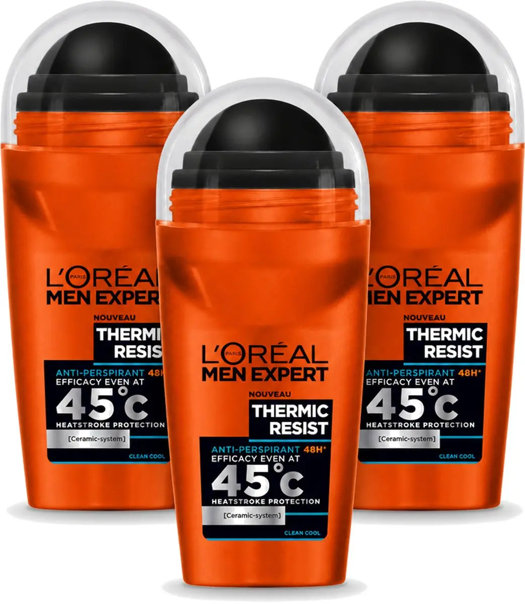 3 x L'Oréal Paris Men Expert Thermic Resist