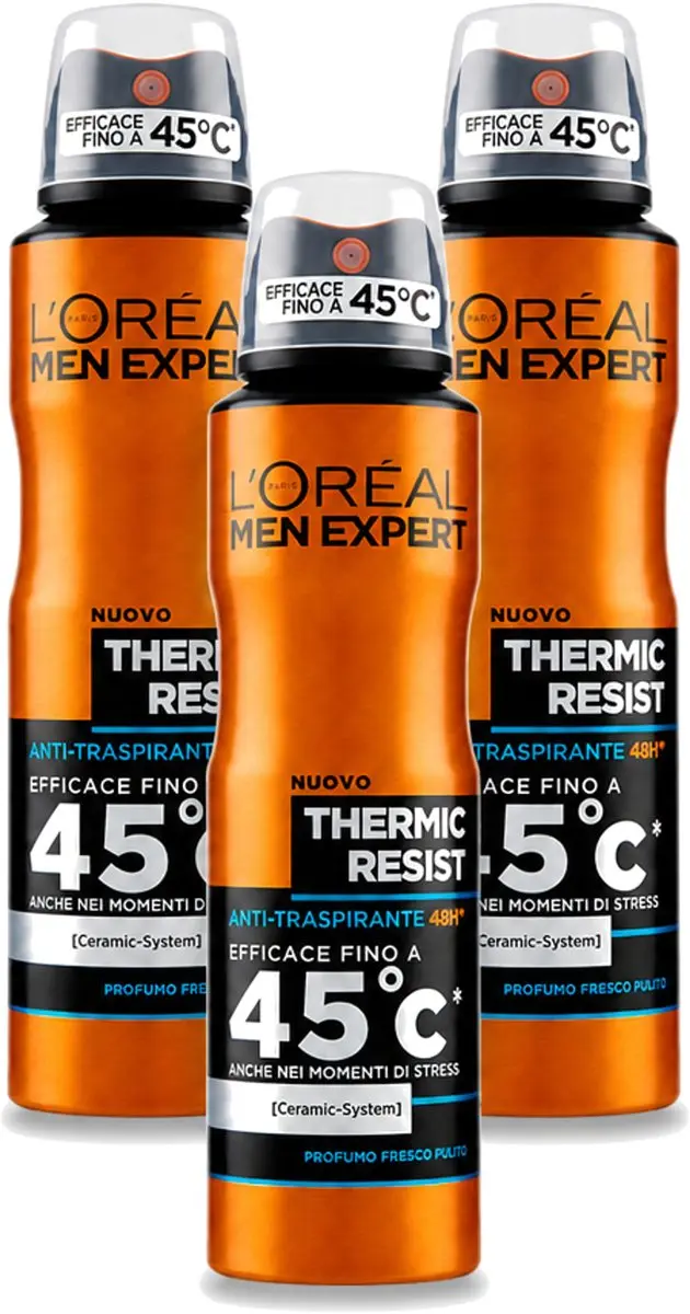 3 x L'Oréal Men Expert Deo Spray