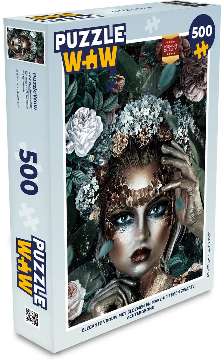 PuzzleWow Bloemen Legpuzzel 500 Stuks