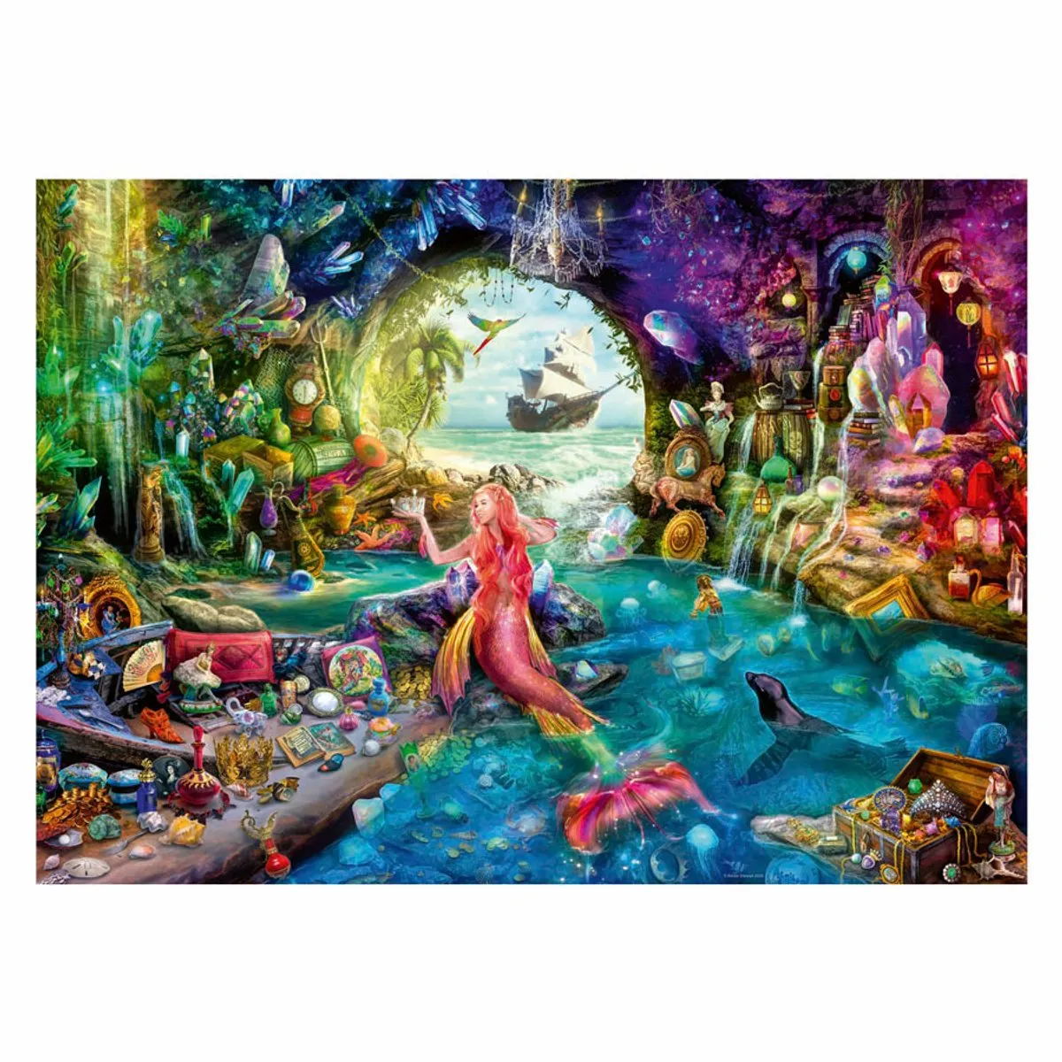 Ravensburger Mermaid's Treasure Legpuzzel 1000 Stuks - Meerkleurig