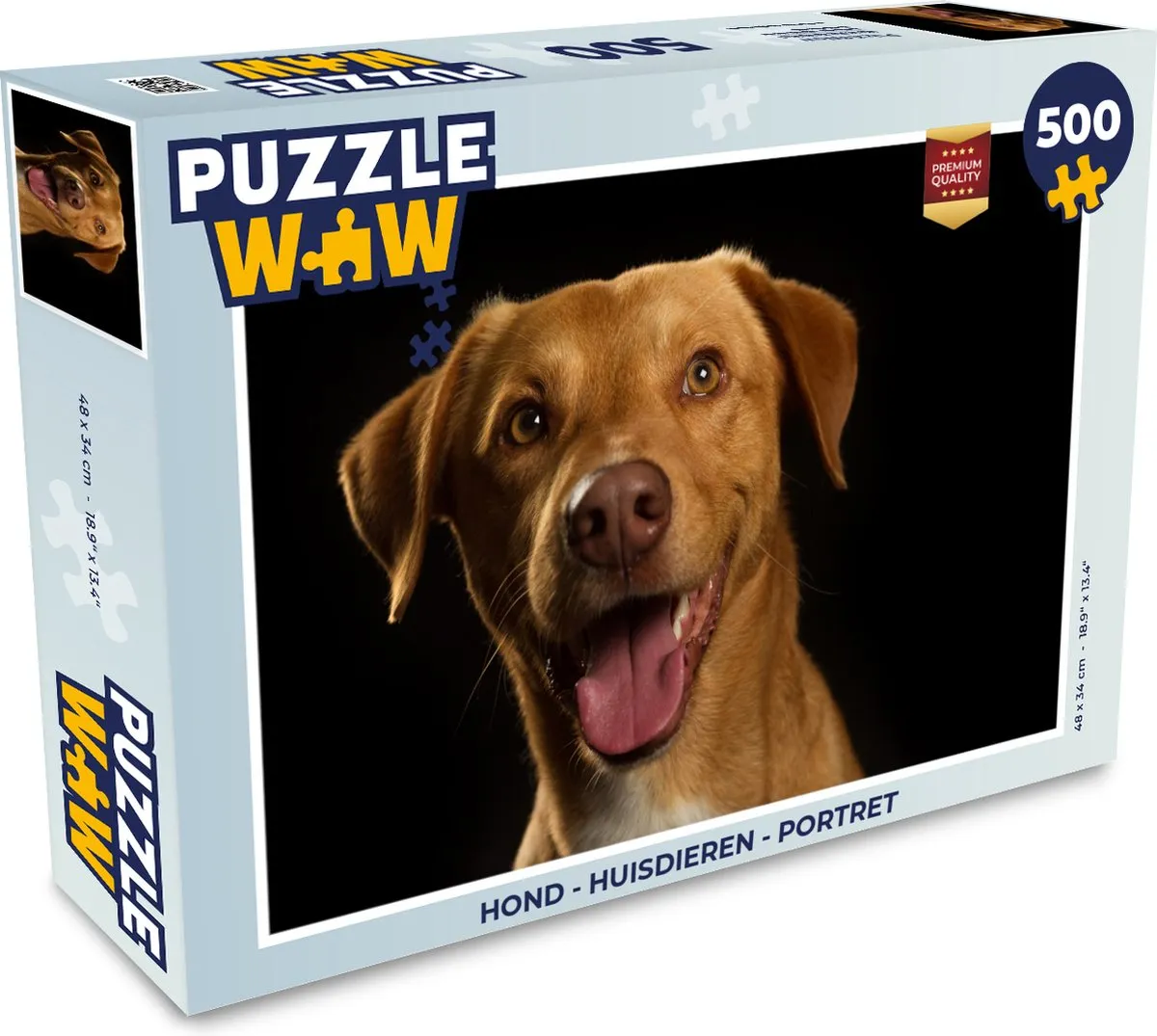 PuzzleWow Hond Portret Legpuzzel 500 Stuks