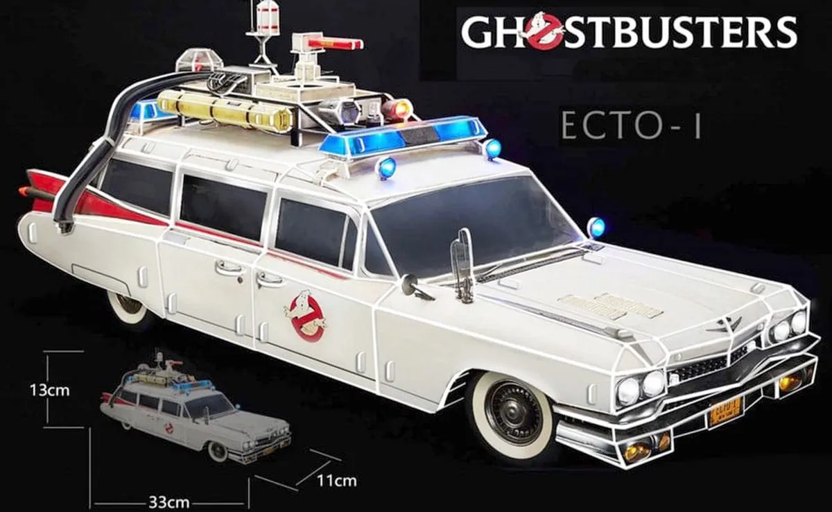 Revell Puzzel - 00222 Ghostbusters Ecto-1 Auto 3D Puzzel