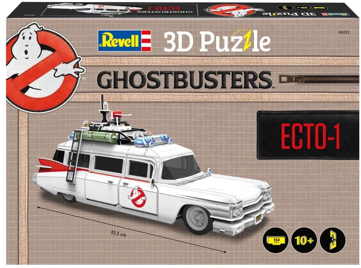 Revell Puzzel - 00222 Ghostbusters Ecto-1 Auto 3D Puzzel