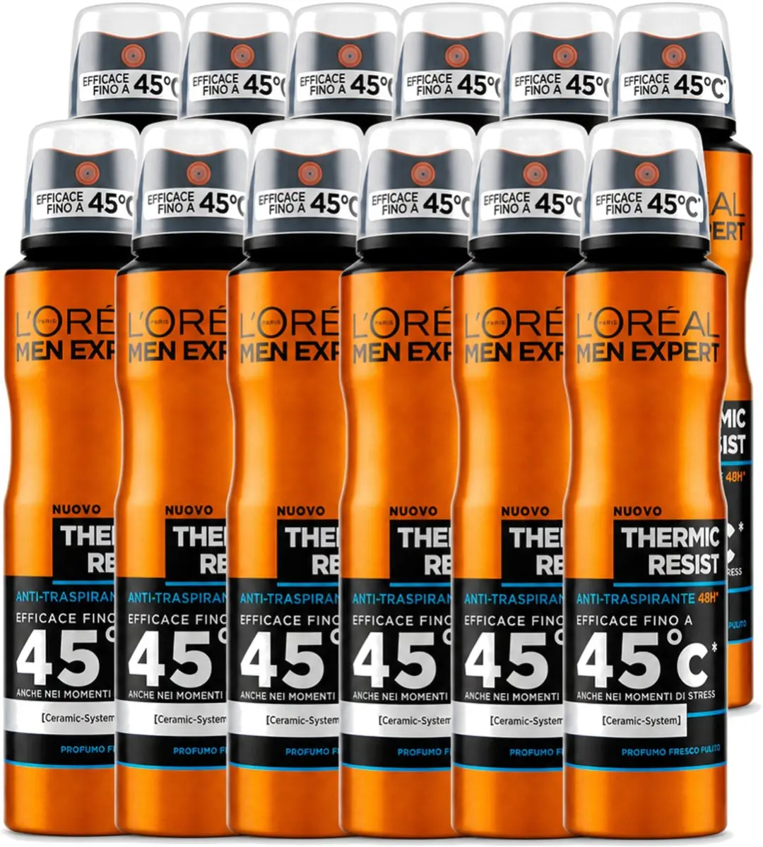 12 x L'Oréal Men Expert Deo Spray