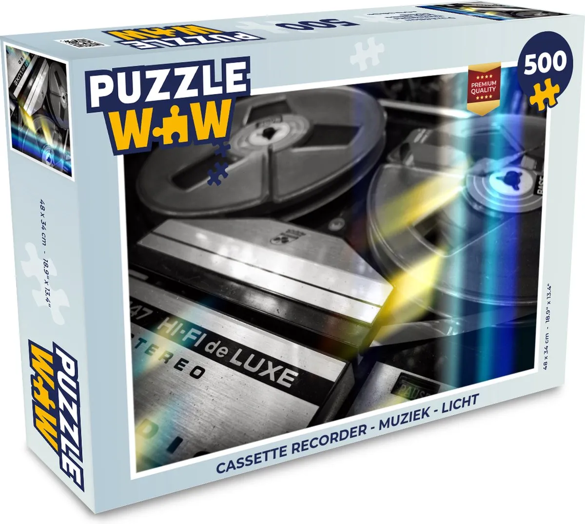 PuzzleWow Muziek Licht Legpuzzel 500 Stuks