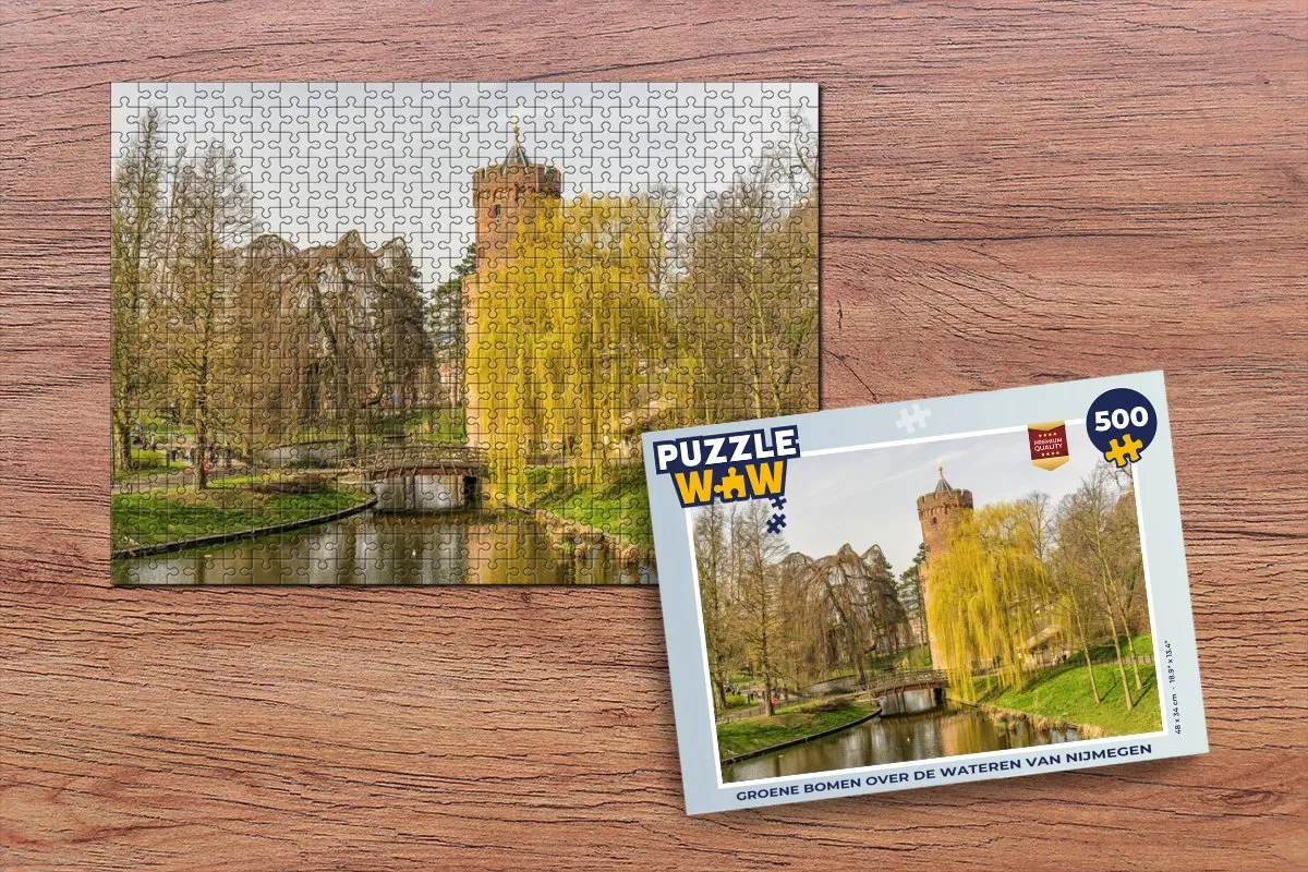 PuzzleWow Boom Nijmegen Legpuzzel 500 Stuks - Multicolor