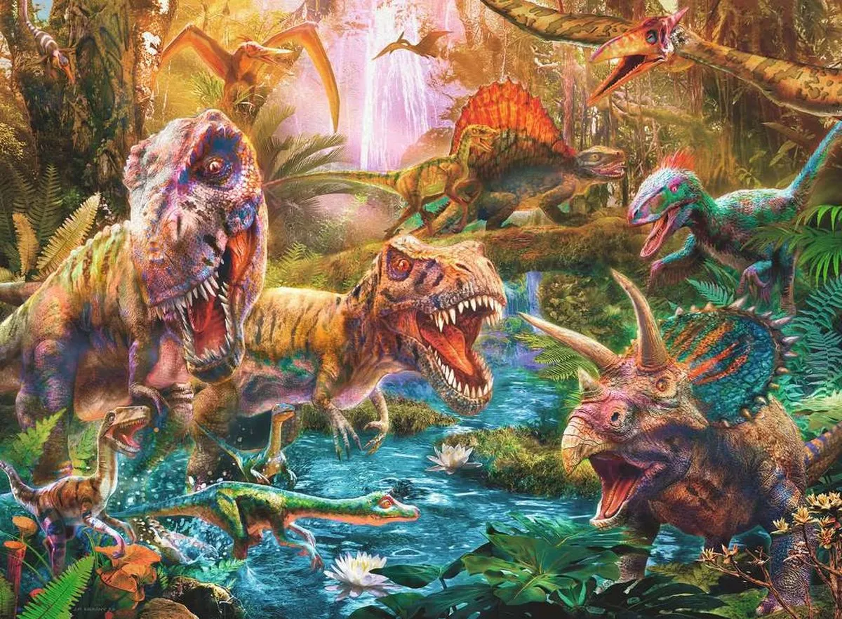 Ravensburger Dinosaurussen Legpuzzel 150 XXL Stuks - Multicolor