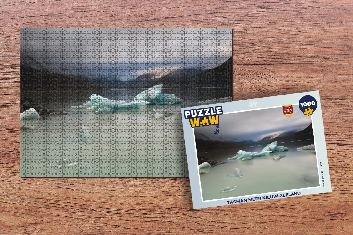 PuzzleWow Tasman Meer Legpuzzel 1000 Stuks - Multicolor