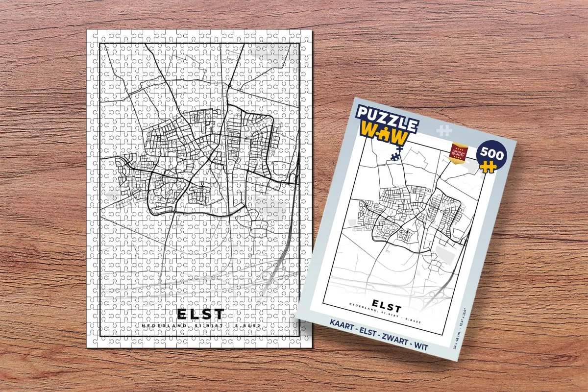 PuzzleWow Elst Puzzel 500 Stuks - Multicolor
