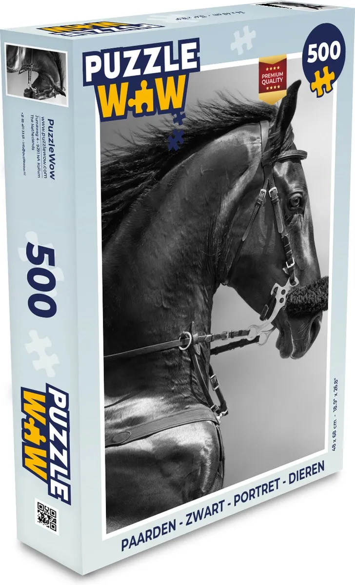 PuzzleWow Paarden Legpuzzel 500 Stuks