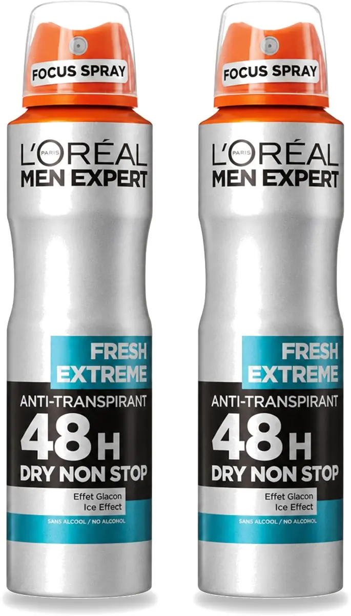 2 x L'Oréal Paris Men Expert Fresh Extreme