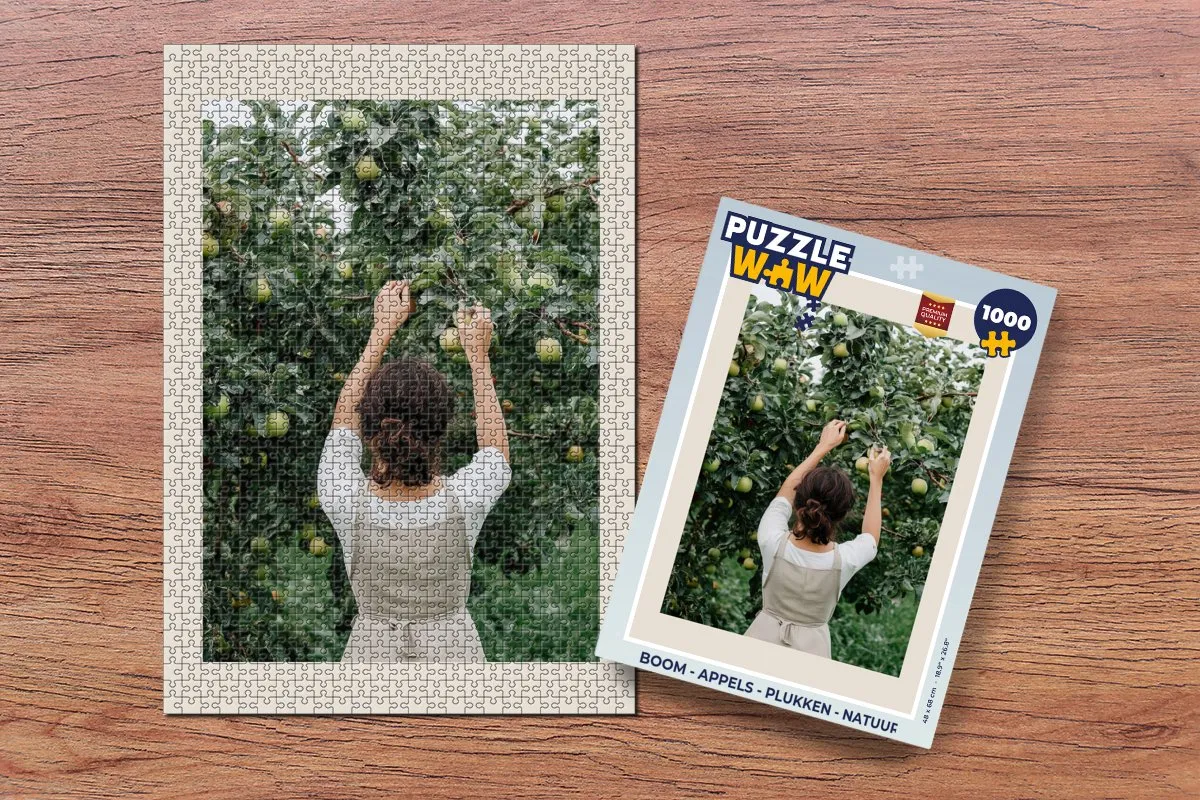 PuzzleWow Boom Appels Legpuzzel 1000 Stuks - Groen