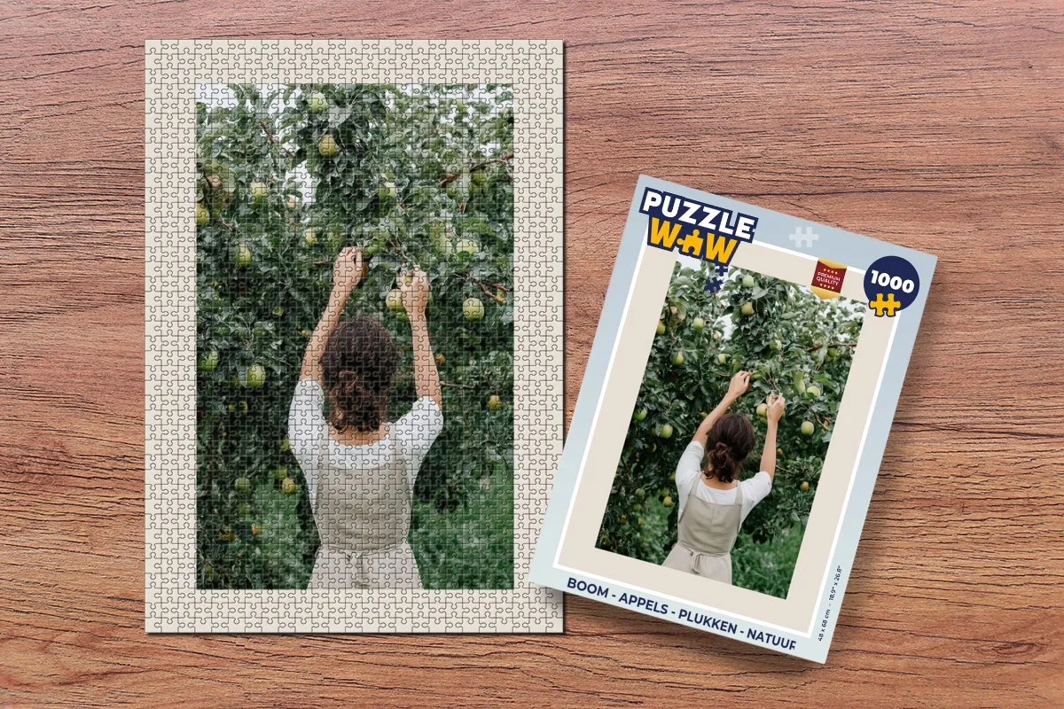 PuzzleWow Boom Appels Legpuzzel 1000 Stuks - Groen