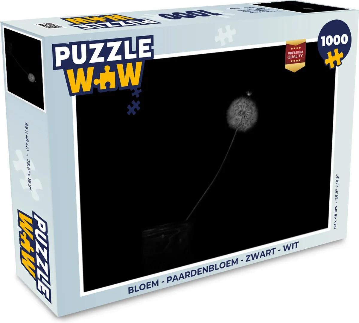 PuzzleWow Bloemen Paardenbloem Legpuzzel 1000 Stuks