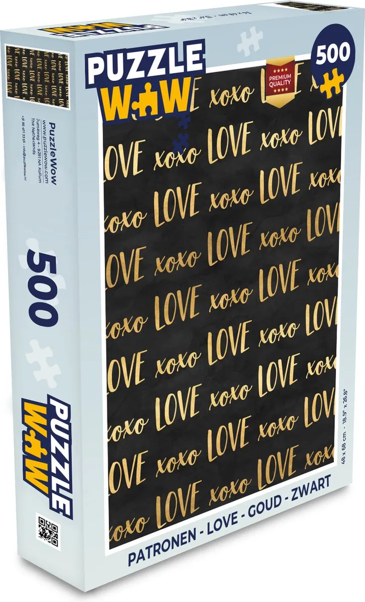PuzzleWow Love Legpuzzel 500 Stuks