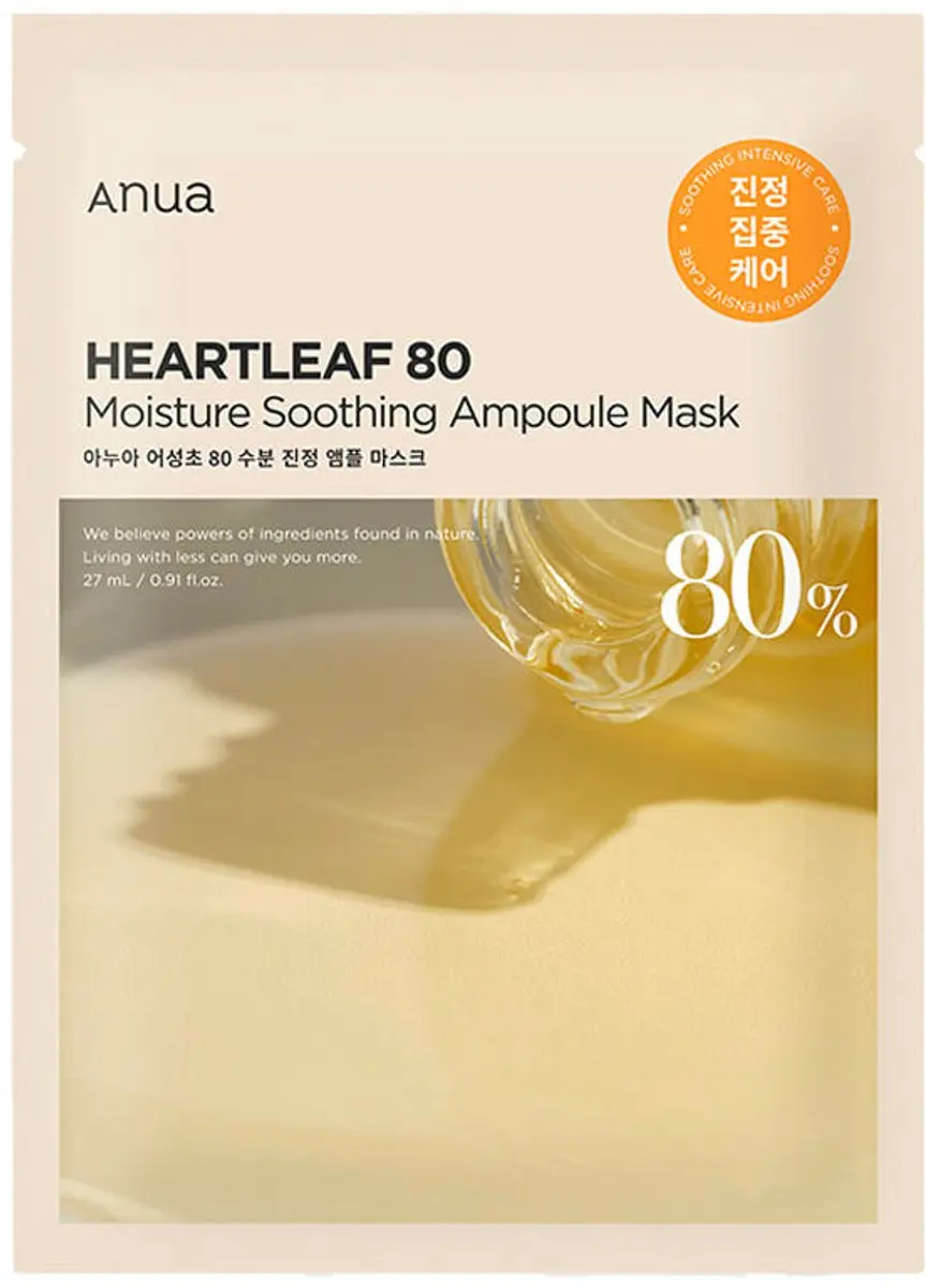 Heartleaf 80 Moisture Soothing Ampoule Mask