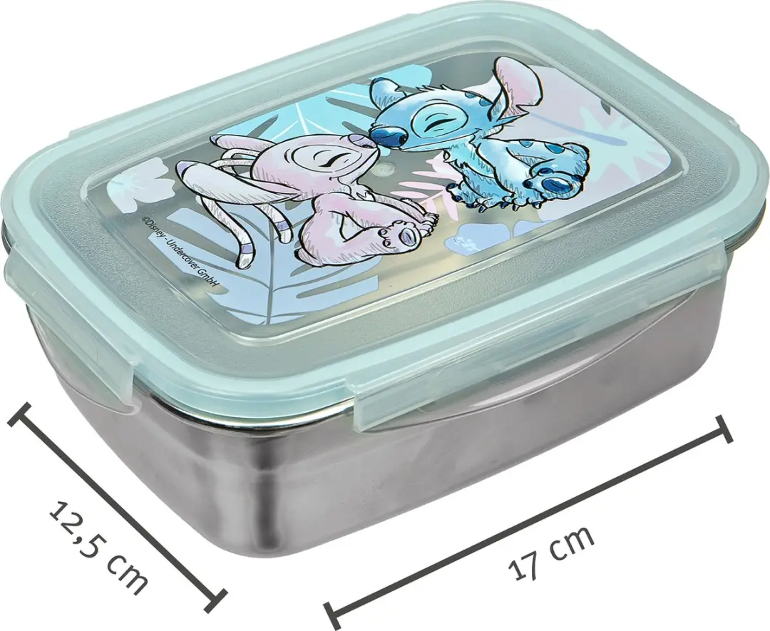 Disney Stitch Lunchbox RVS - Meerkleurig
