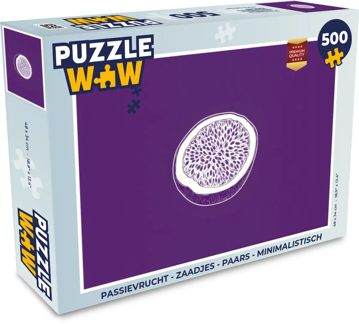 PuzzleWow Passievrucht Legpuzzel 500 Stuks