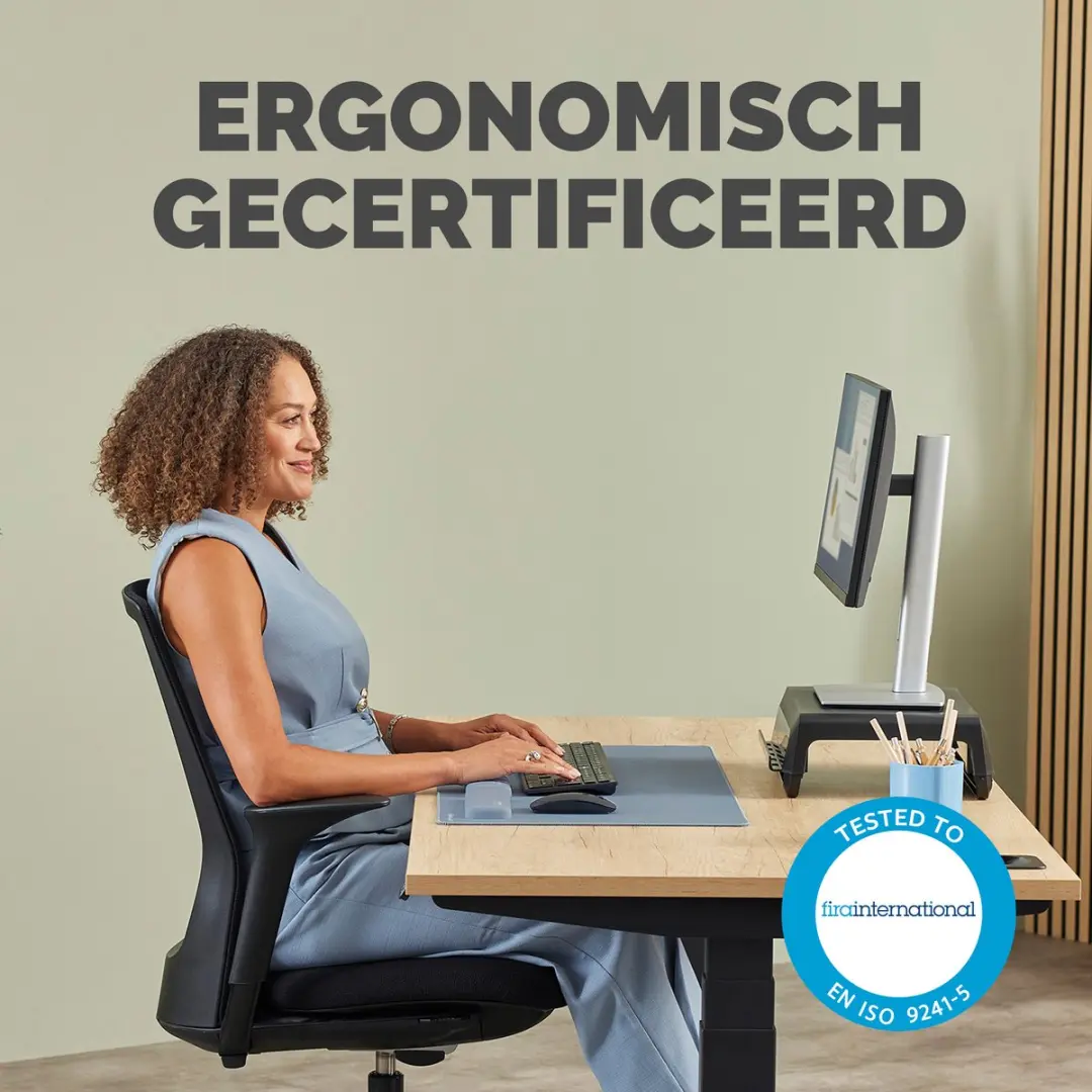 Fellowes Breyta Palm Polssteun 100142567 - Lichtblauw