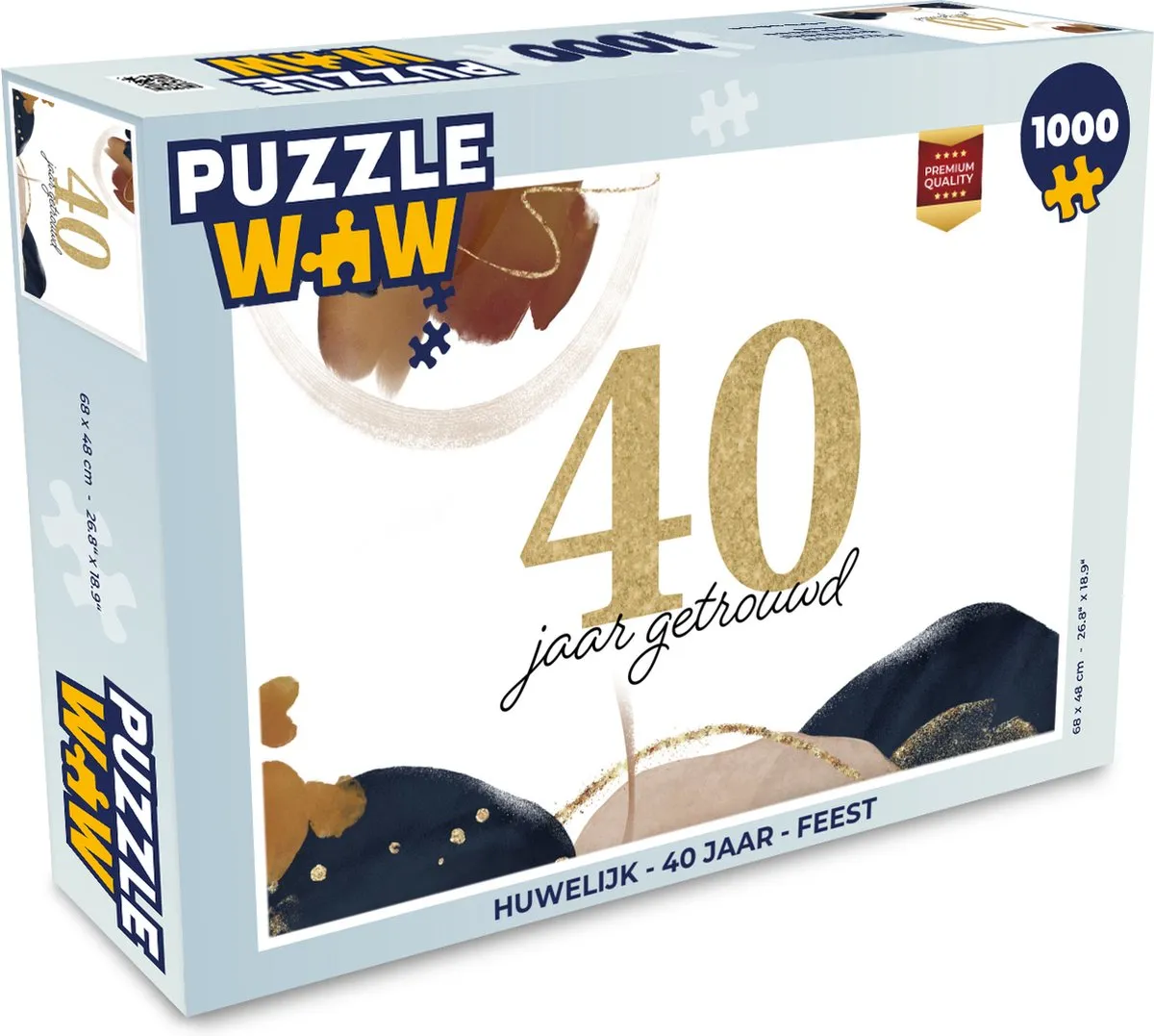 PuzzleWow Trouwdag Legpuzzel 1000 Stuks