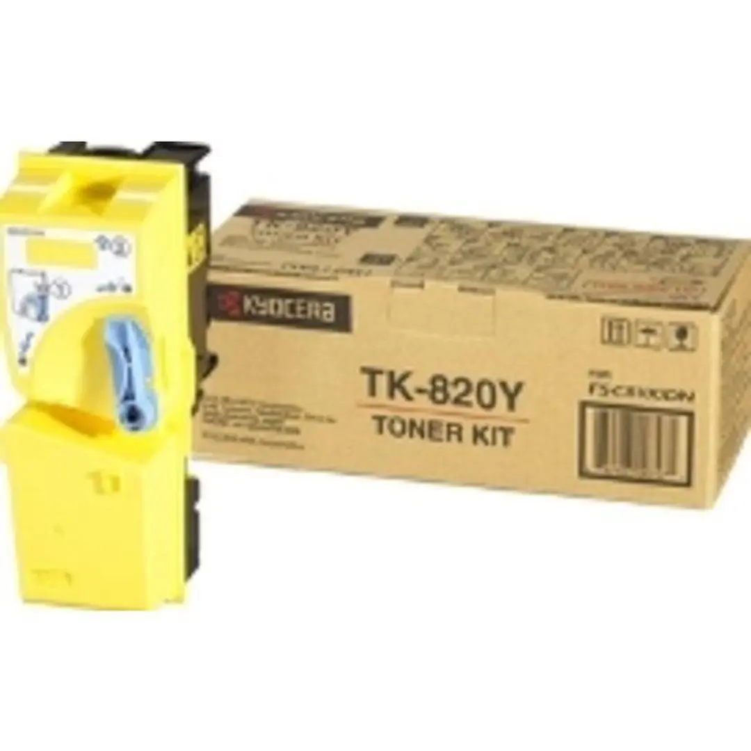 Kyocera TK-820Y Tonercartridge - Geel