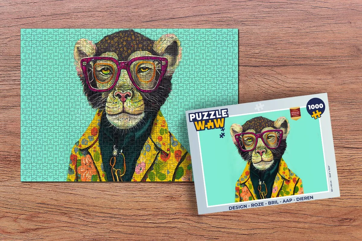 PuzzleWow Legpuzzel 1000 Stuks - Multicolor