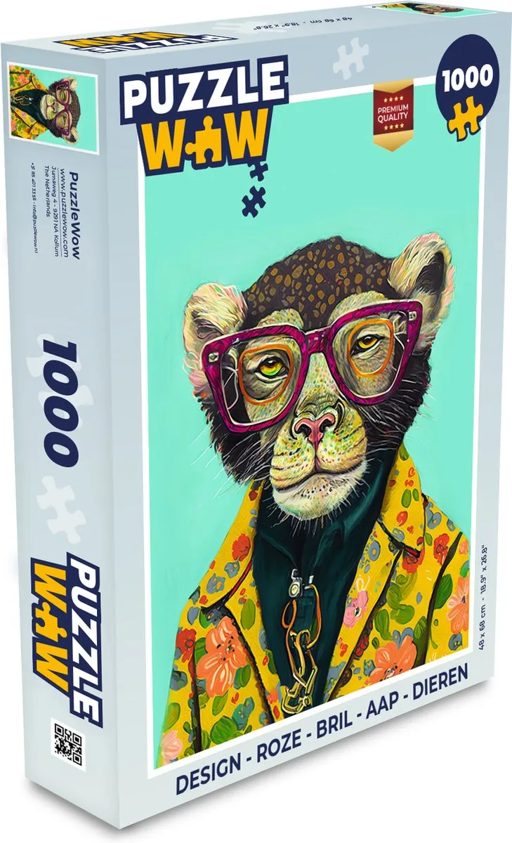 PuzzleWow Legpuzzel 1000 Stuks - Multicolor