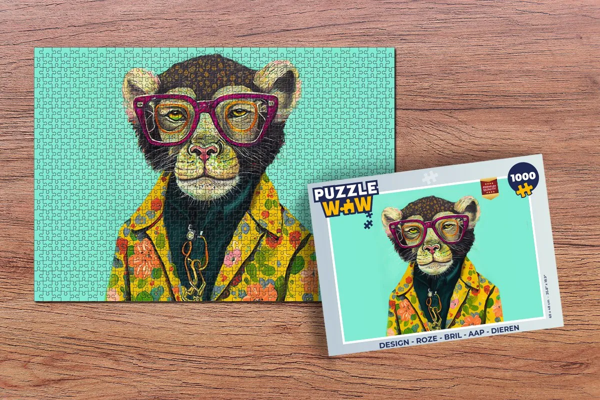 PuzzleWow Legpuzzel 1000 Stuks - Multicolor