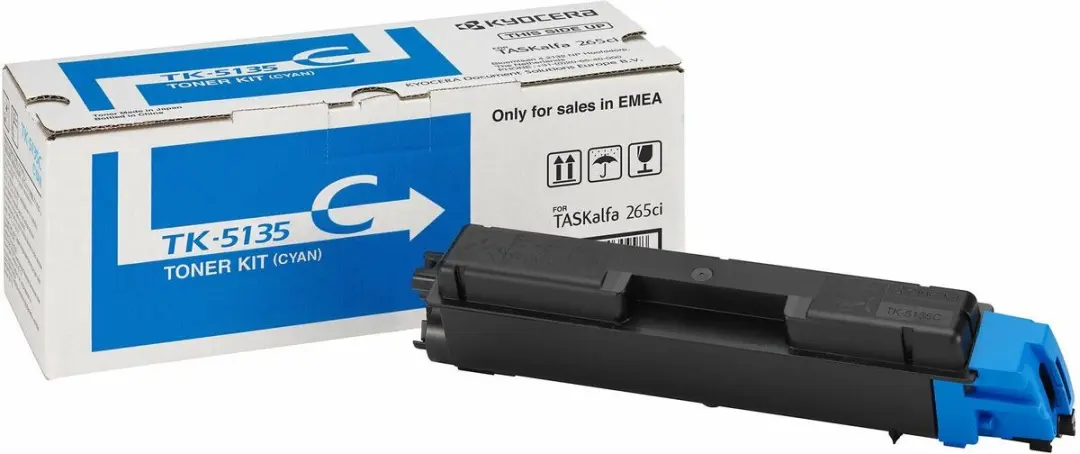 Kyocera TK-5135C Cyan Tonercartridge - 5000 pagina's