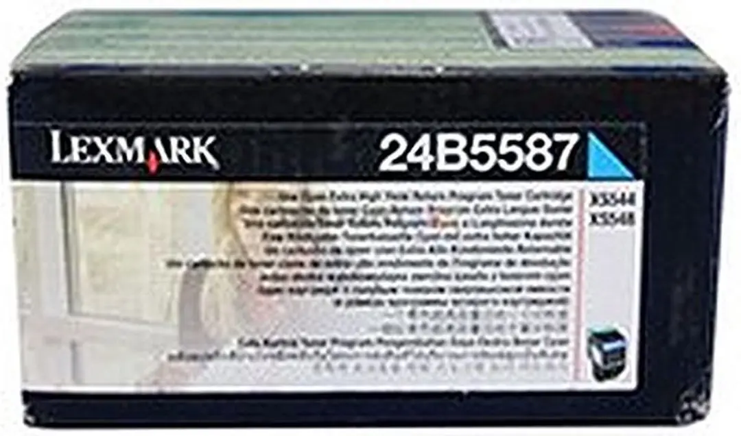 Lexmark XS544dn/XS548de Tonercartridge Cyaan 24B5587